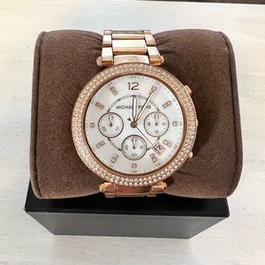 Michael Kors Watch Rose Gold.